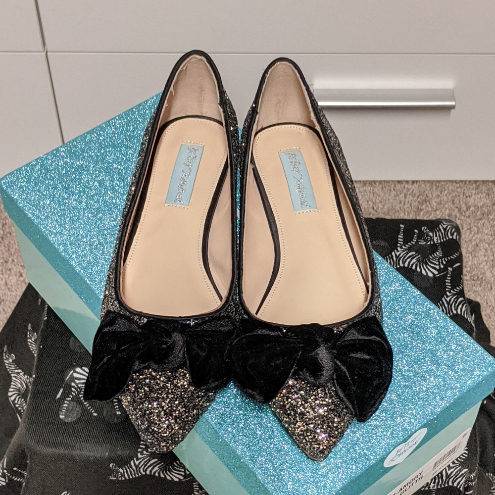 Betsey Johnson Blue Amory Ballet Flat